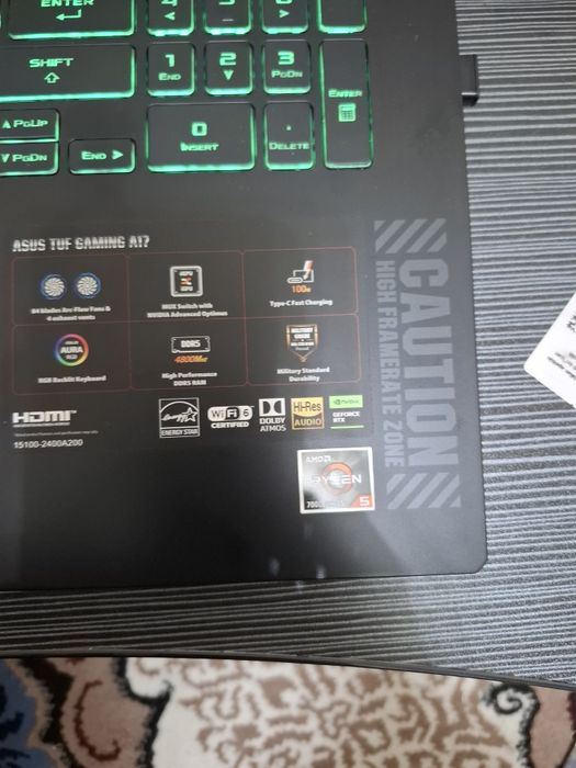 Asus TUF gaming a17 ddr5 4050 rayzn 5