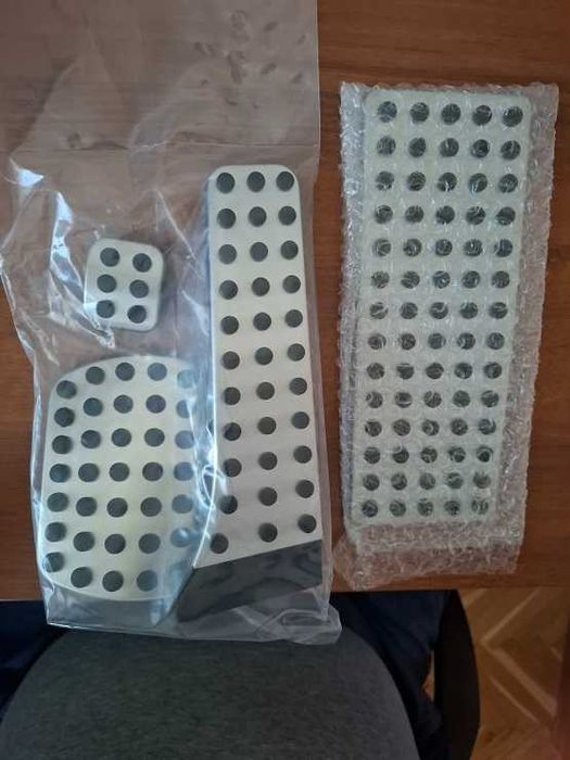 Спортни метални педали 4бр Mercedes  Benz C E S GLK SLK CLS SL-Class