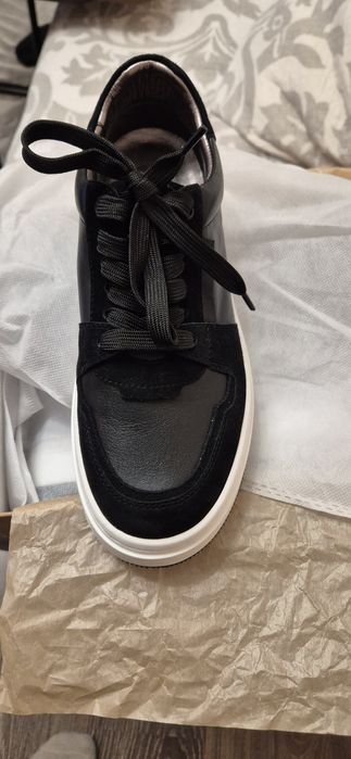 Кеды кожа- замша