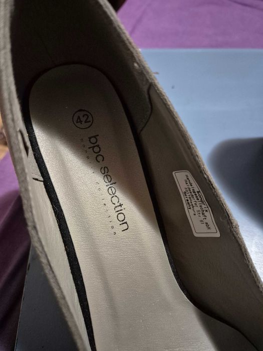 Pantofi dama BPC Selection, Germania, piele intoarsa, 42, noi
