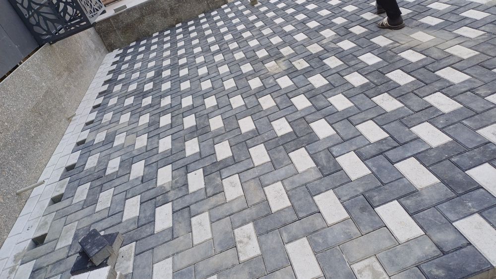 Укладка брусчатки