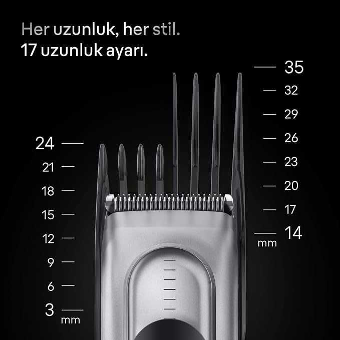 Машинка за подстригване на коса с 5 стилизиращи уреда Braun Series 7 HC7590