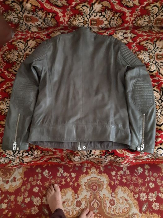 Geaca de piele stil motor