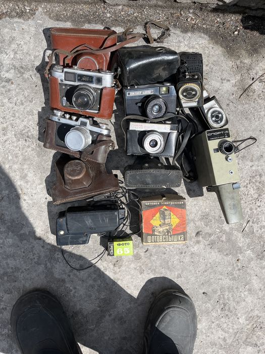 Фотоаппаты ,всышки для них сделанно в СССР