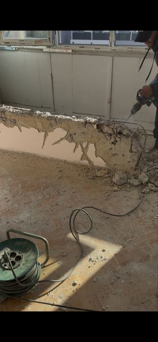 Къртене, чистене и извозване на строителни отпадъци