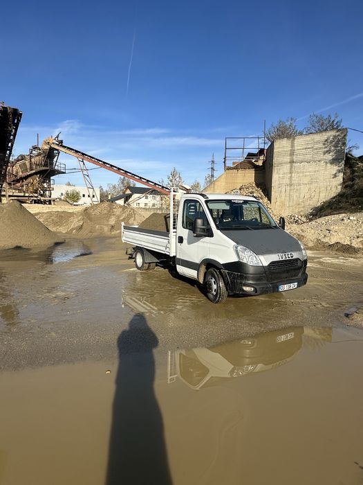 Transport agregata de balastieră piatră nisip pământ chisai moluz