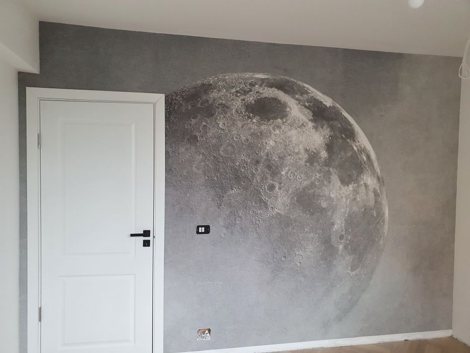 Montaj tapet, Montaj fototapet