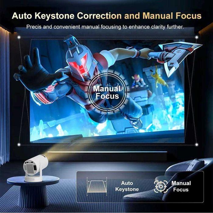 Видео проектор, Android 11, Smart 4K с Wifi 2.4/5G/BT4.1