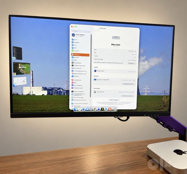 Mac mini M1 8/512 + монитор 24” и аксессуары (бонусом)
