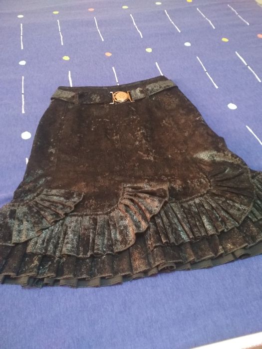 Юбка бархатная Вельвет