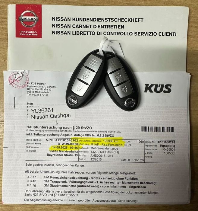 Vand Nissan Qashqai 2015 - 1.6dCi - euro6