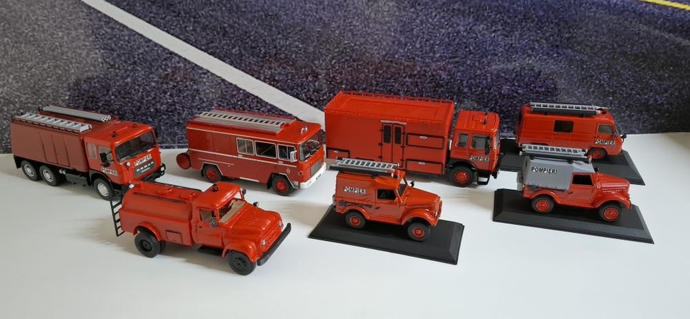 Machete pompieri scara 1/43