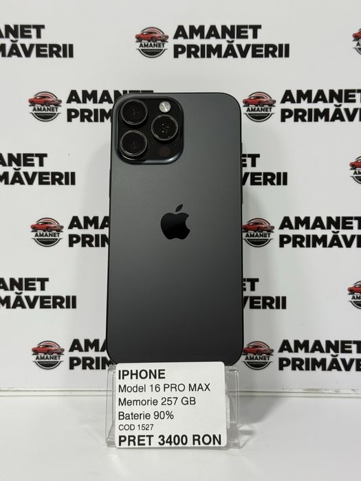 Iphone 16 Pro Max 256 GB 90% Baterie