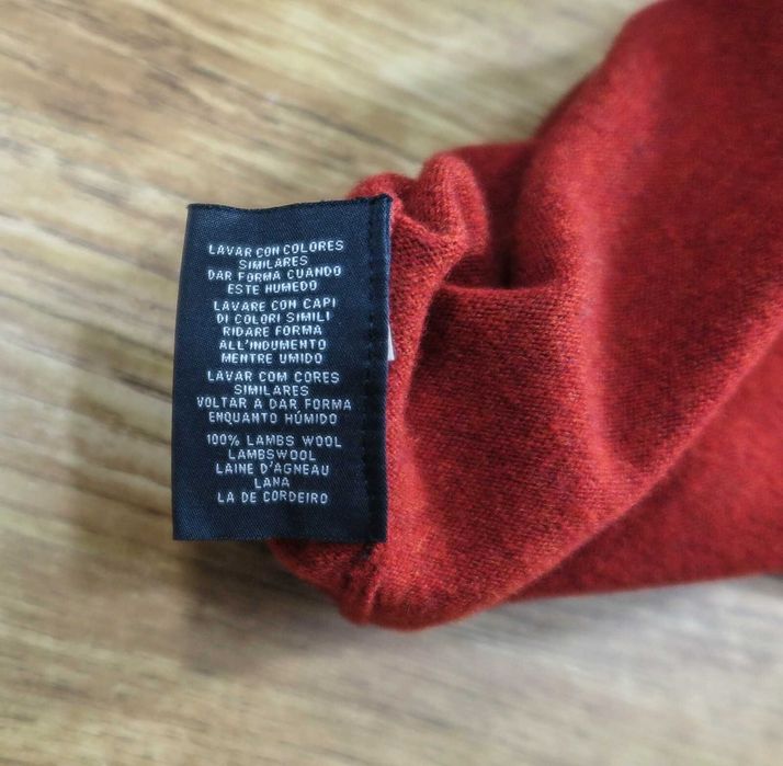 GANT Оригинален мъжки пуловер от мека вълна размер XL