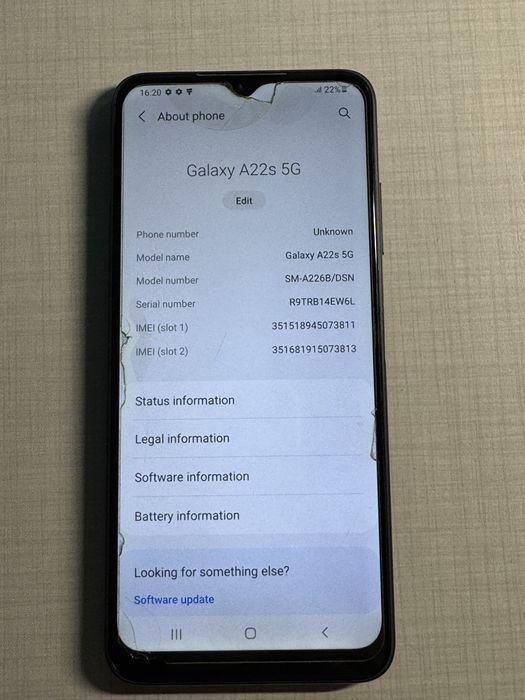 Samsung A22s 5G 64gb