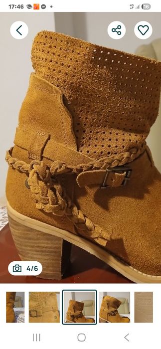 Ghete piele naturala intoarsa, nr 37, 【IS TO ME],achizitie doar SUA și