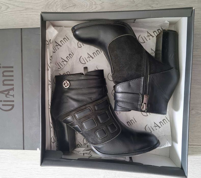 Боти GiAnni - естествена кожа