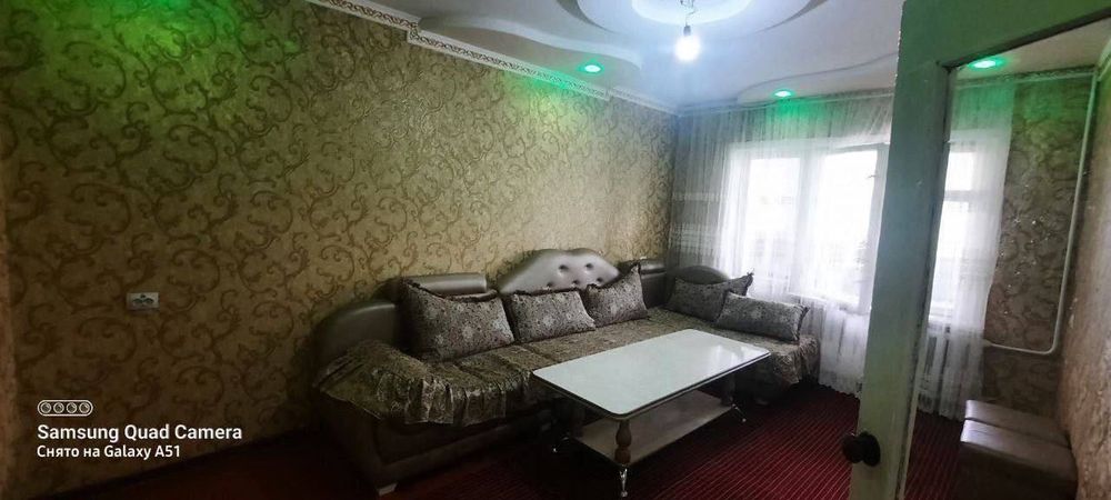 Сдается 2x комнатная квартира 
C обстановкой
В горде Алмалыке