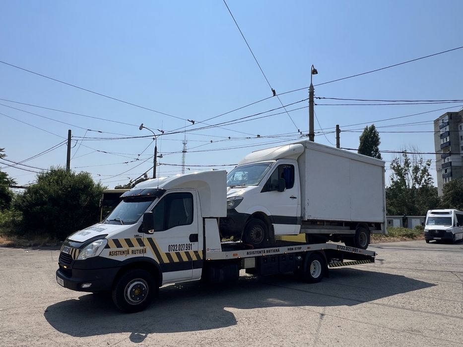 Tractari auto,dube,utilaje grele NON STOP Preturi accesibile