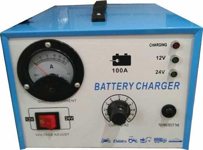 Зарядно за акумулатор/Зарядно за автомобили, 12V/24V - 100Ah