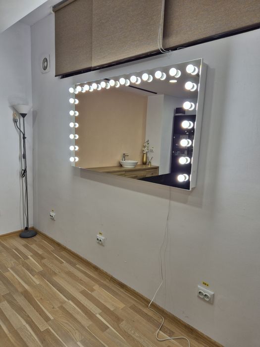 Oglinda Makeup Hollywood, machiaj , de perete , nu masa