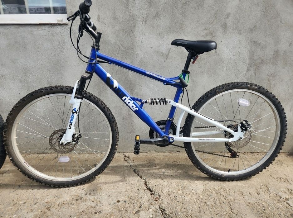 Bicicletă MTB Apollo Outrider, Full Suspension, Roti 26", 18 Viteze