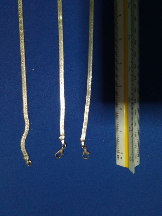 Сребърни ланци 4броя