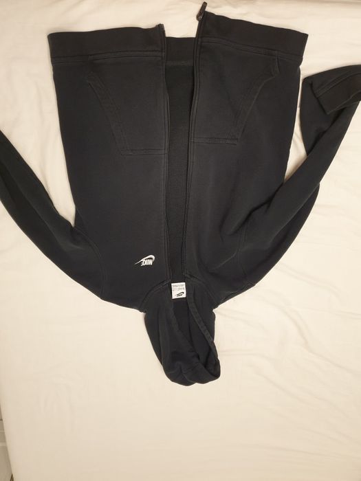 Hanorac nike negru cu fermoar 170cm