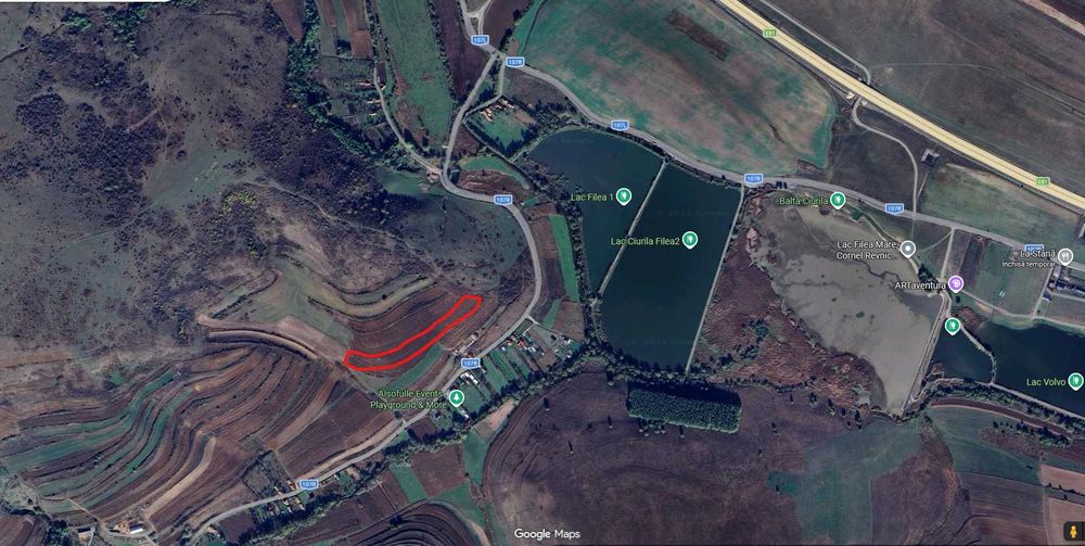 Vand teren extravilan Filea de Jos – 4900 mp, langa intravilan