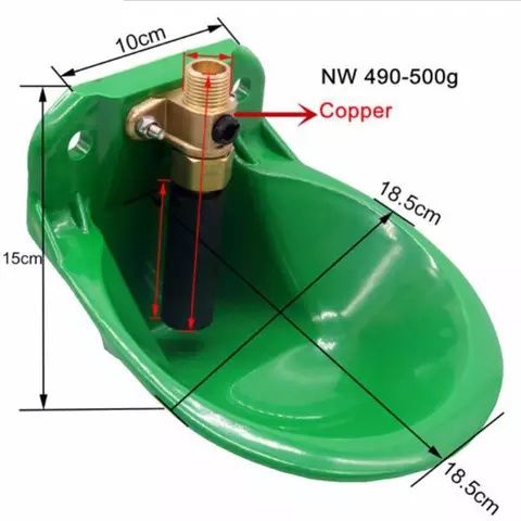 Qo'y buzoq echkilar uchun poilka, avtomatik suv ichadigan