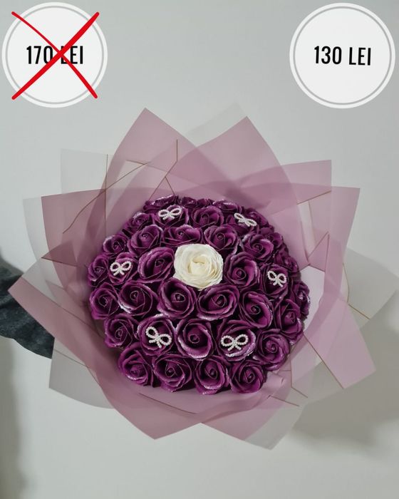 Buchete cu trandafiri din săpun - PREȚ MIC