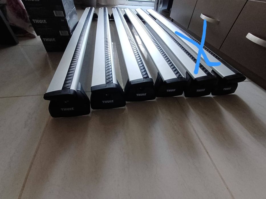 Напречни греди, багажник Thule wingbar evo за Mercedes C-E class