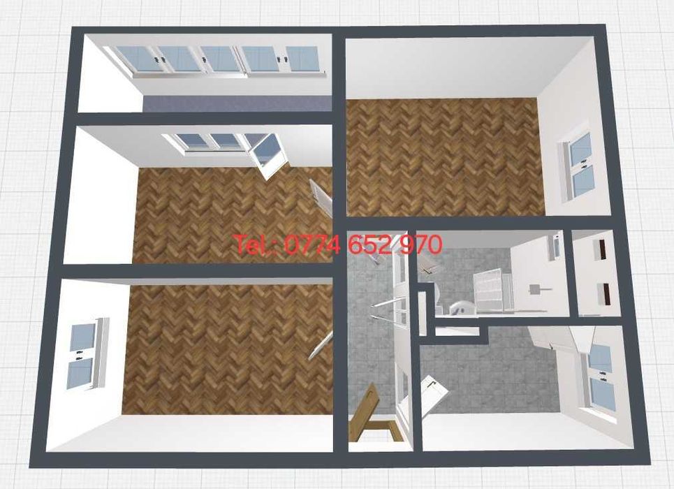 DIRECT PROPRIETAR - Vând apartament de 3 camere, locație deosebită zona Astra pe Calea București lângă Spitalul Județean Brașov