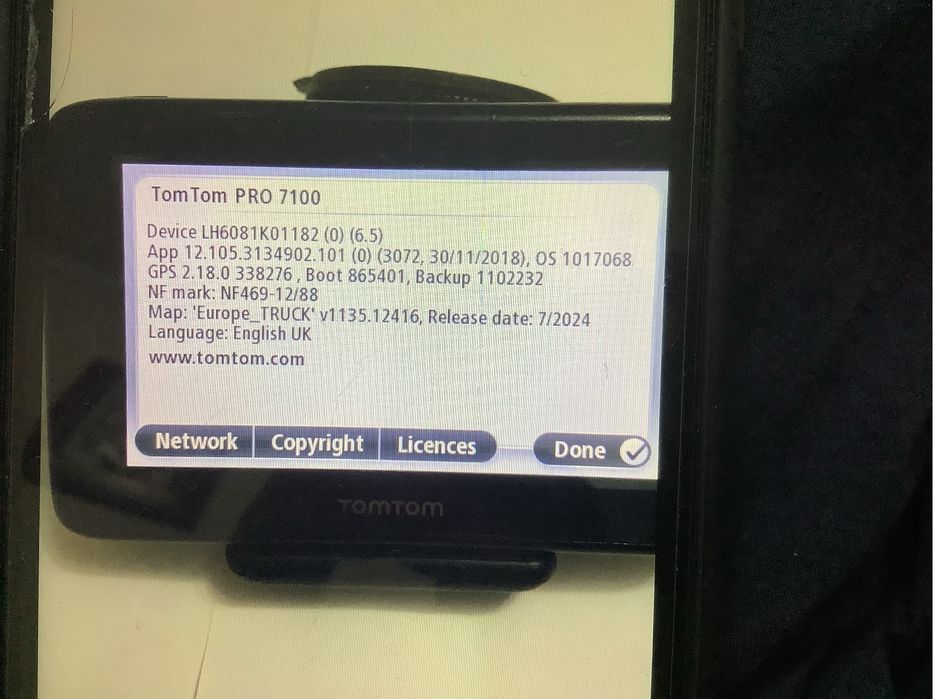 Gps camion TomTom Pro7100 Trucker harti full Europa 07/2024