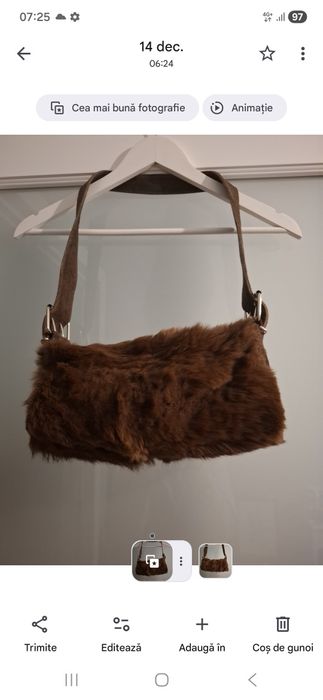 Geanta din blana naturala