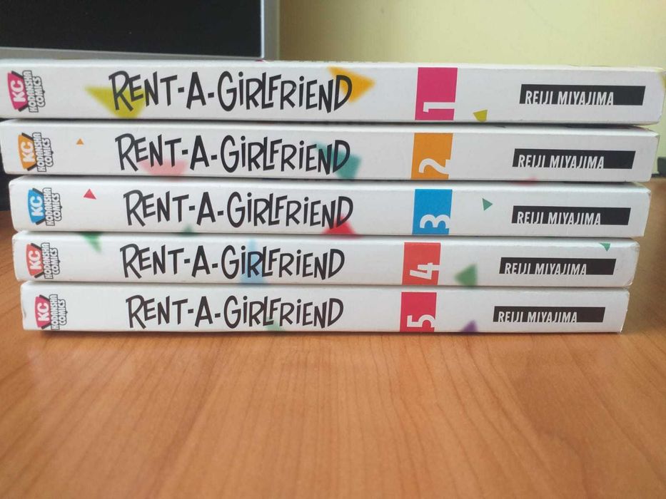 Manga Rent a Girlfriend de vanzare, primele 5 volume