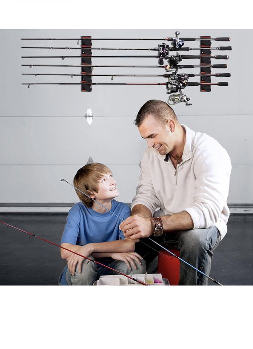 Държач за видици за стена до 6 въдици