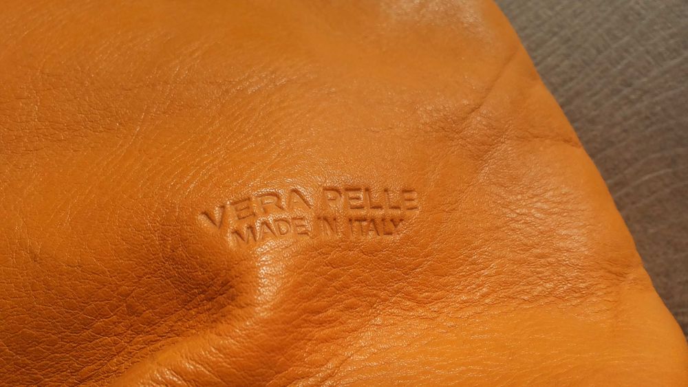 VERA PELLE MADE IN ITALY Genuine Leather раница естествена кожа 16-55