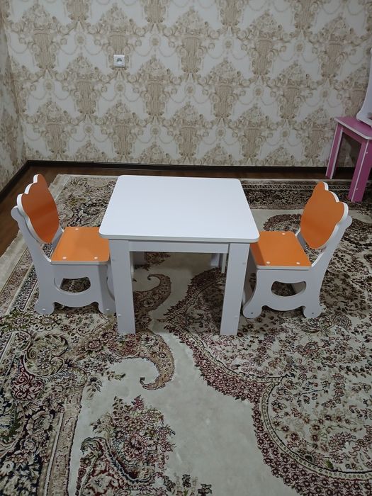 Детский стол стул цехдан прямой