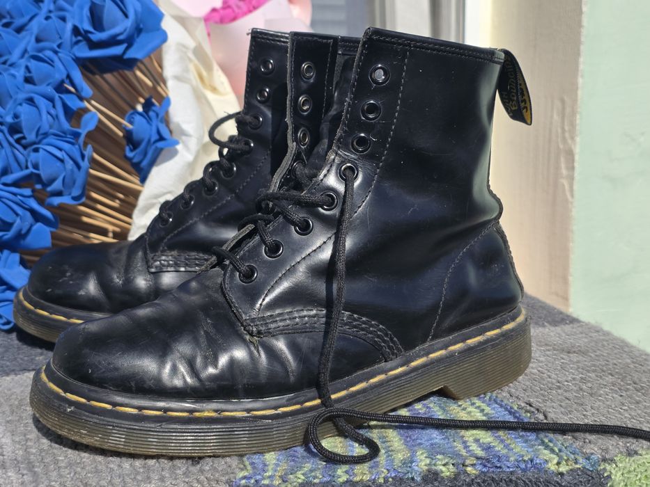 Dr Martens боти естествена кожа N39