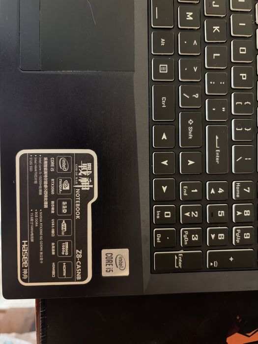 Ноутбук Hasee Z8-CA5NB