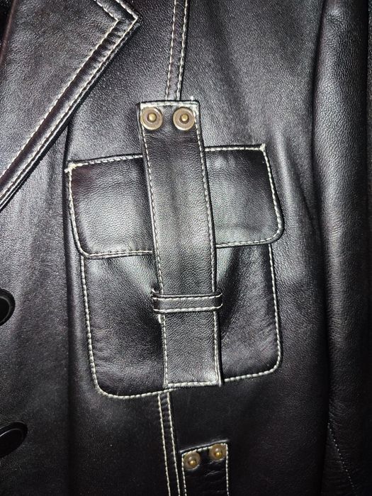 Geaca  piele naturala damă m XL