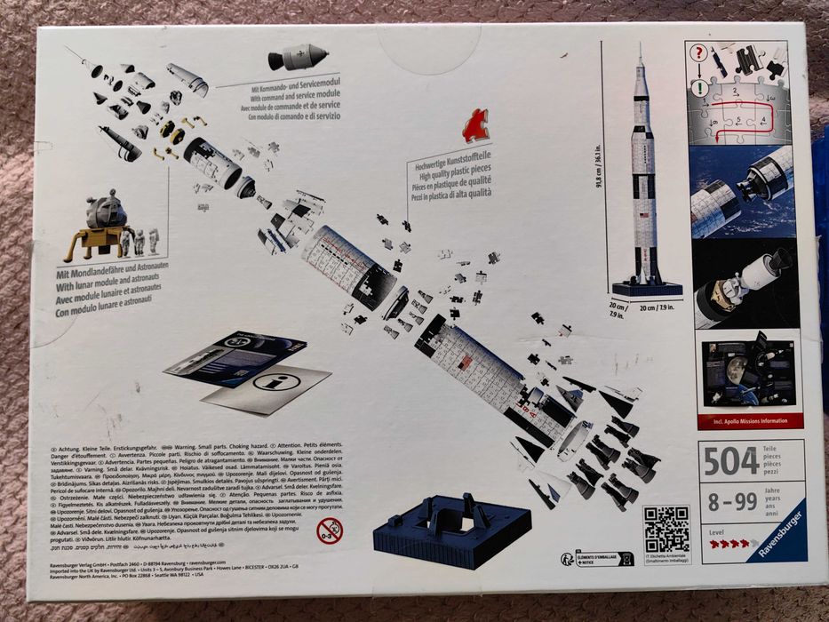 Joc puzzle 3d apollo