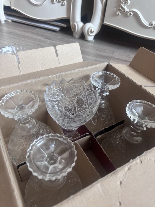 Хрустальная посуда набор 5шт