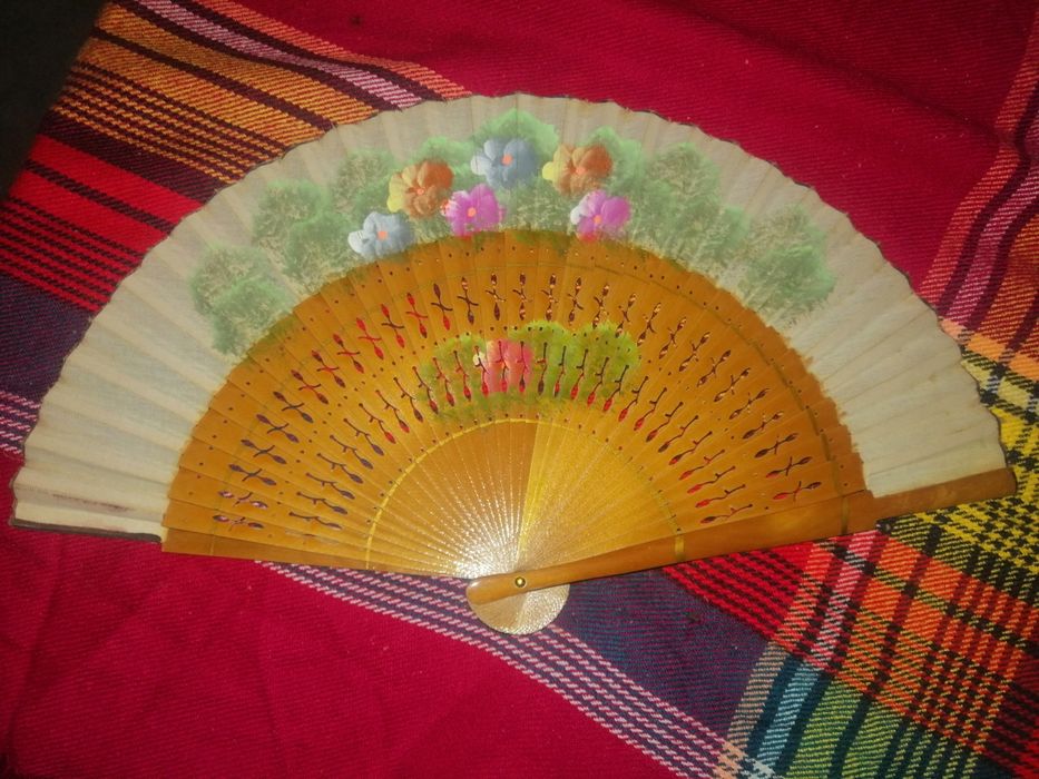 Ветрило, дървено, ретро с рисунка