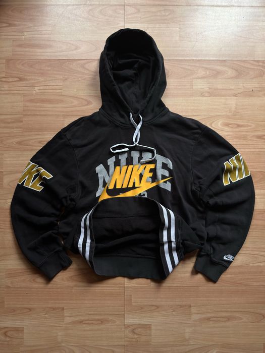Hanorac hoodie sweatshirt bluza Nike Varsity 1972 retro black cotton