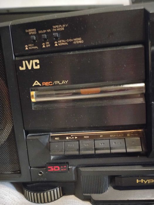 Combina jvc cd dublu casetofon radio