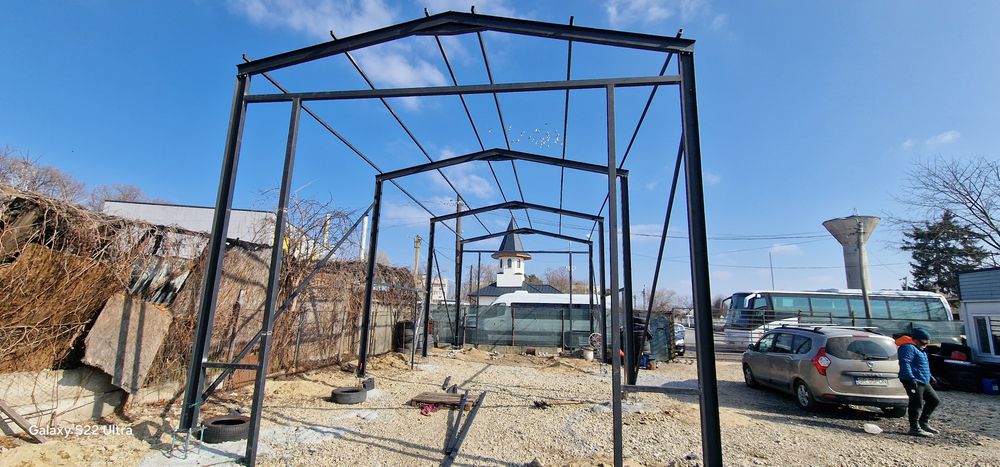 Structuri metalice , hale complete , stalpi și ferme