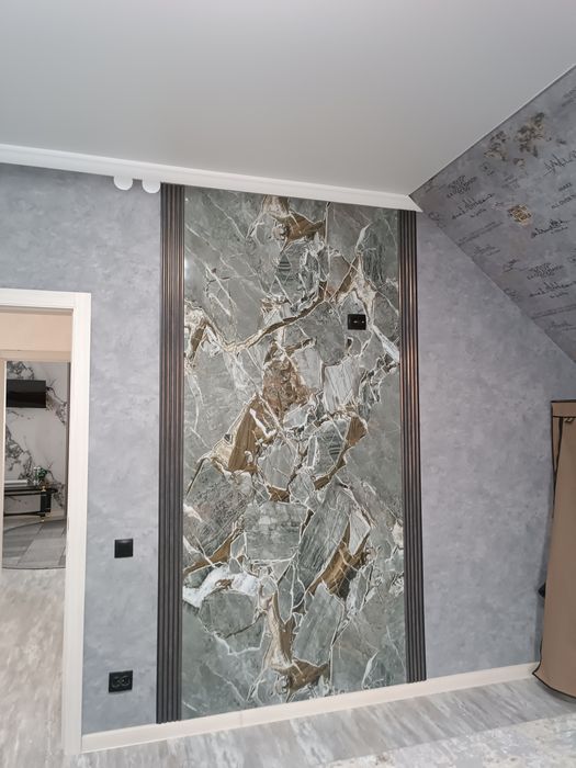 Обои, левкас, галтели, покраска