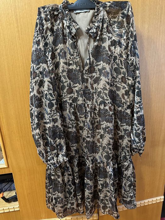 Платье шифоновое Mango M-L